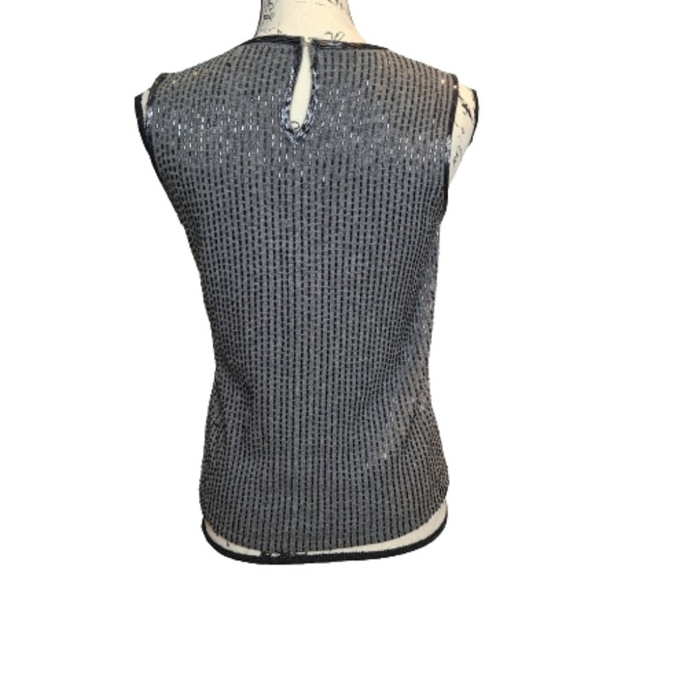 Ralph Lauren Beaded Merino Wool Blouse - Picture 8 of 11